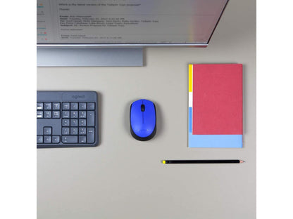 Logitech M170 910-004800 Black/Blue 1 x Wheel RF Wireless Optical Mouse