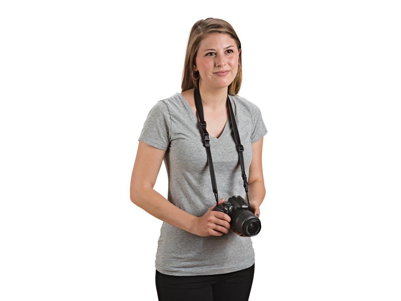 Joby Convertible Neck/Wrist DSLR Camera Strap (Black/Charcoal)