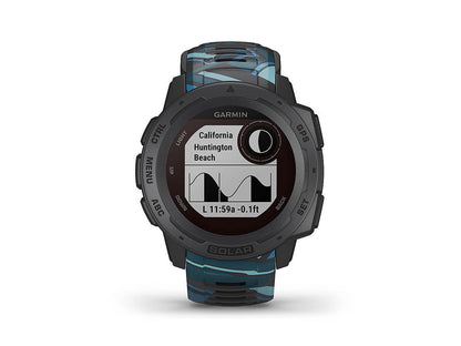 Garmin Instinct Solar Surf, Solar-Powered Rugged GPS Smartwatch -Pipeline- (010-02293-17)