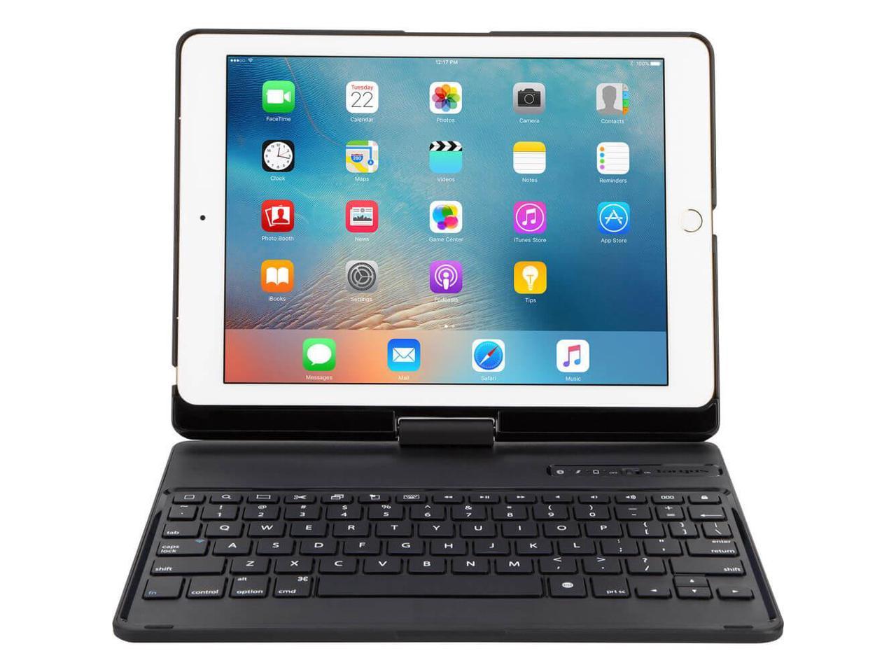 TARGUS THZ700US VERSATYPE KEYBOARD CASE FOR 9.7IN IPAD PRO, AIR 2, 1 BLACK 9.7IN
