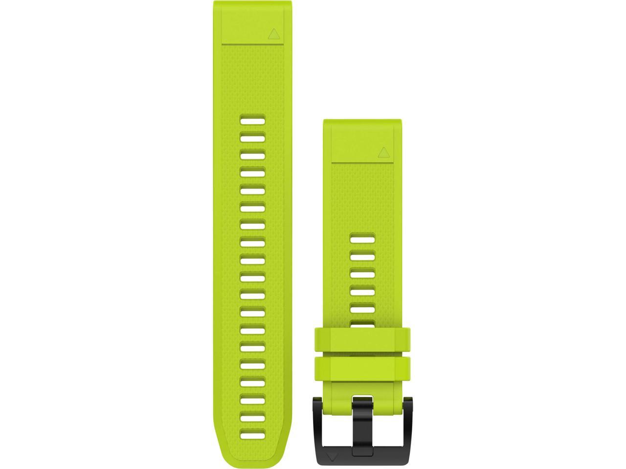 Garmin 010-12496-02 Fenix 5 Quick Fit 22mm Watch Band - Amp Yellow Silicone