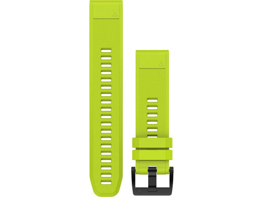 Garmin 010-12496-02 Fenix 5 Quick Fit 22mm Watch Band - Amp Yellow Silicone