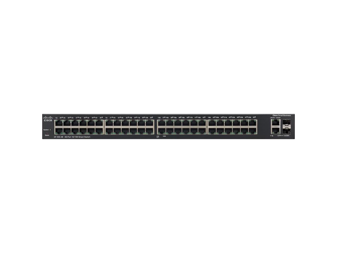 Cisco SLM248GT-NA Sf 200-48 48-Port 10/100