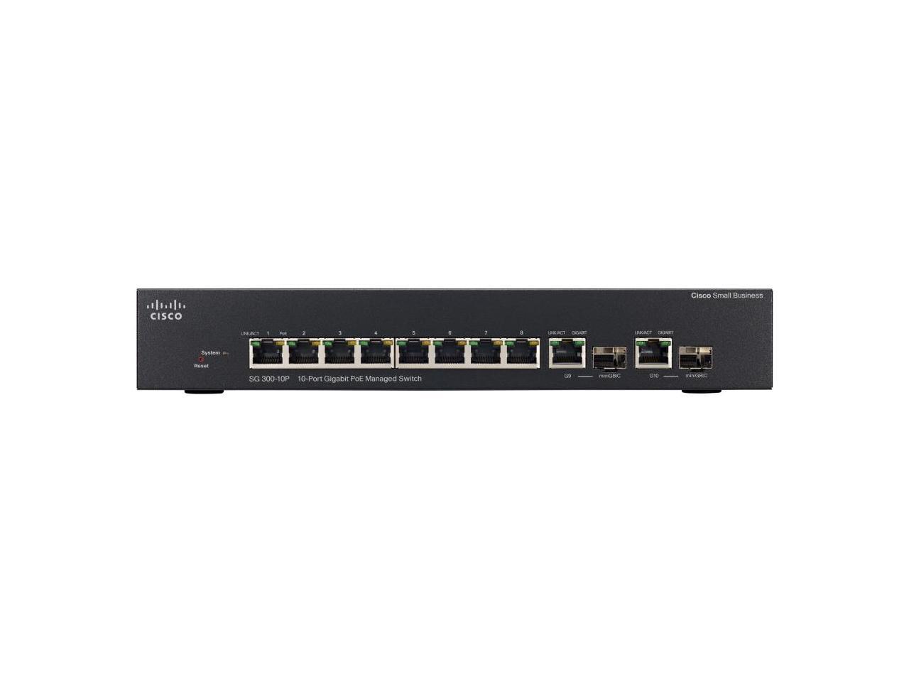 Cisco SRW2008P-K9-NA Switch 8-Port 10/100/1000 PoE