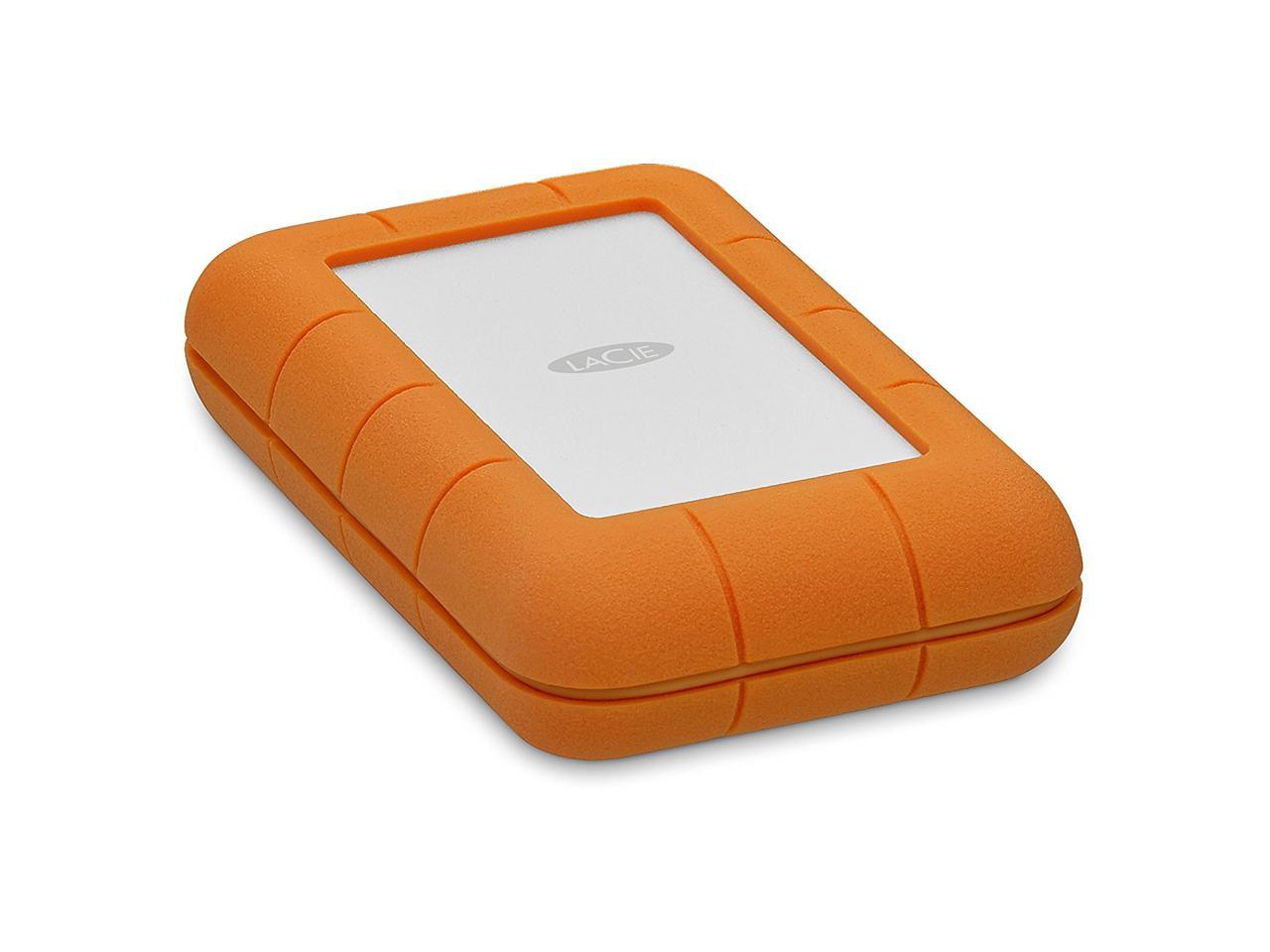 LACIE Rugged 4TB Thunderbolt USB-C Portable Drive Model STFS4000800