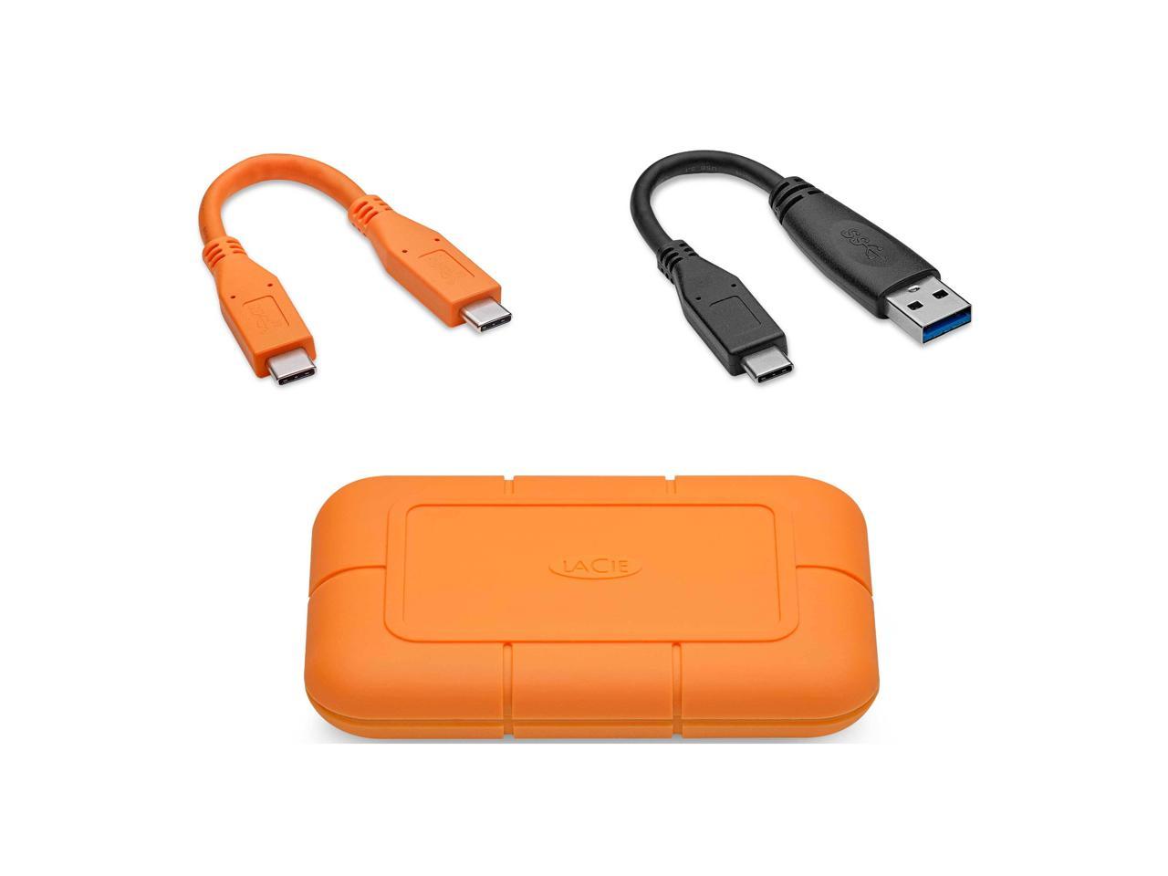 LaCie Rugged SSD 1TB USB 3.1 Gen 2, Type-C Professional NVMe SSD
