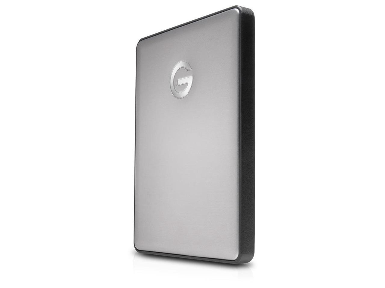 Thermal Grizzly 2TB G-DRIVE mobile USB-C Portable External Hard Drive, USB 3.1 Gen 1, Space Gray (0G10317)