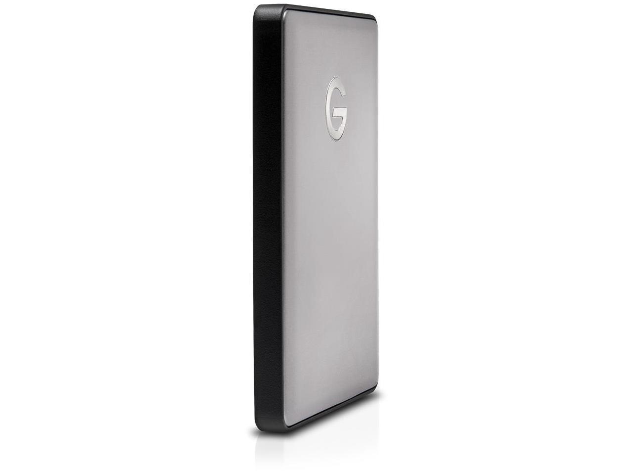 Thermal Grizzly 2TB G-DRIVE mobile USB-C Portable External Hard Drive, USB 3.1 Gen 1, Space Gray (0G10317)