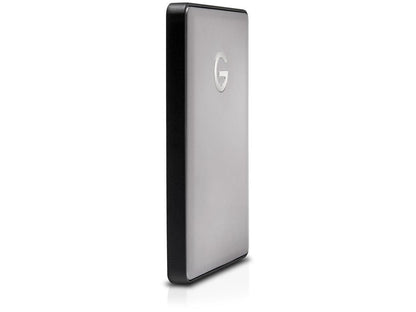 Thermal Grizzly 2TB G-DRIVE mobile USB-C Portable External Hard Drive, USB 3.1 Gen 1, Space Gray (0G10317)