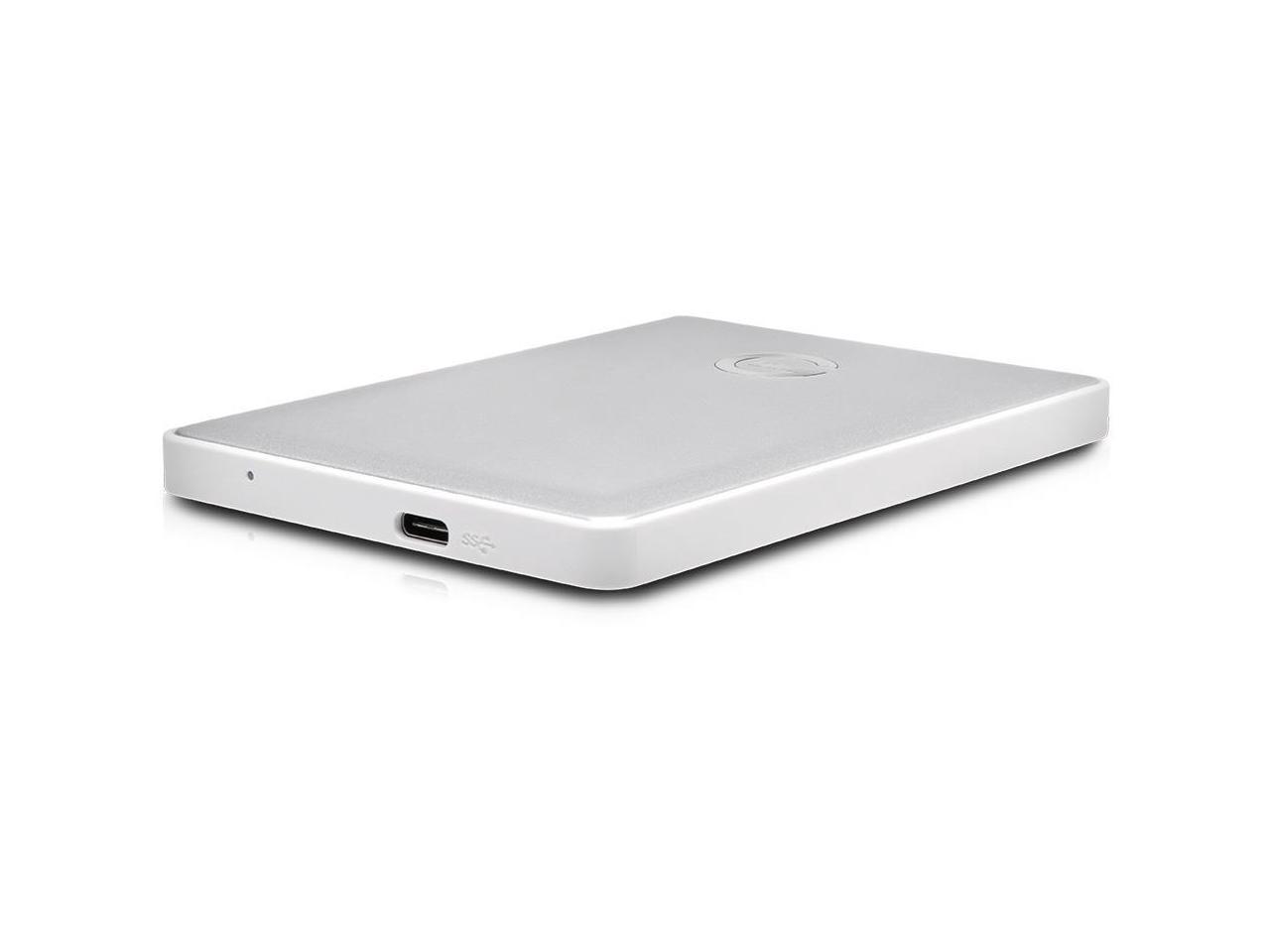 Thermal Grizzly 2TB G-DRIVE mobile USB-C Portable External Hard Drive, USB 3.1 Gen 1, Silver (0G10339)