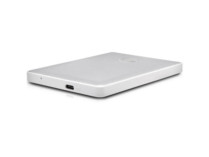 Thermal Grizzly 2TB G-DRIVE mobile USB-C Portable External Hard Drive, USB 3.1 Gen 1, Silver (0G10339)