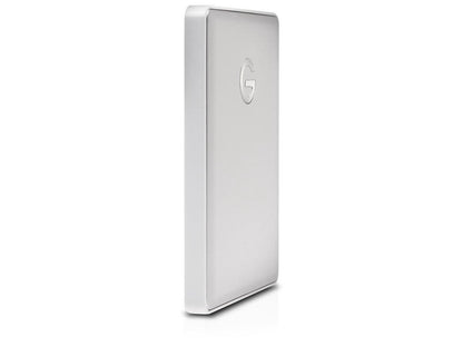 Thermal Grizzly 2TB G-DRIVE mobile USB-C Portable External Hard Drive, USB 3.1 Gen 1, Silver (0G10339)