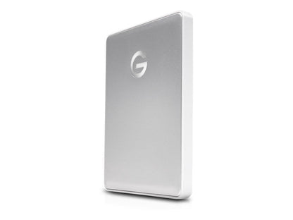 Thermal Grizzly 2TB G-DRIVE mobile USB-C Portable External Hard Drive, USB 3.1 Gen 1, Silver (0G10339)