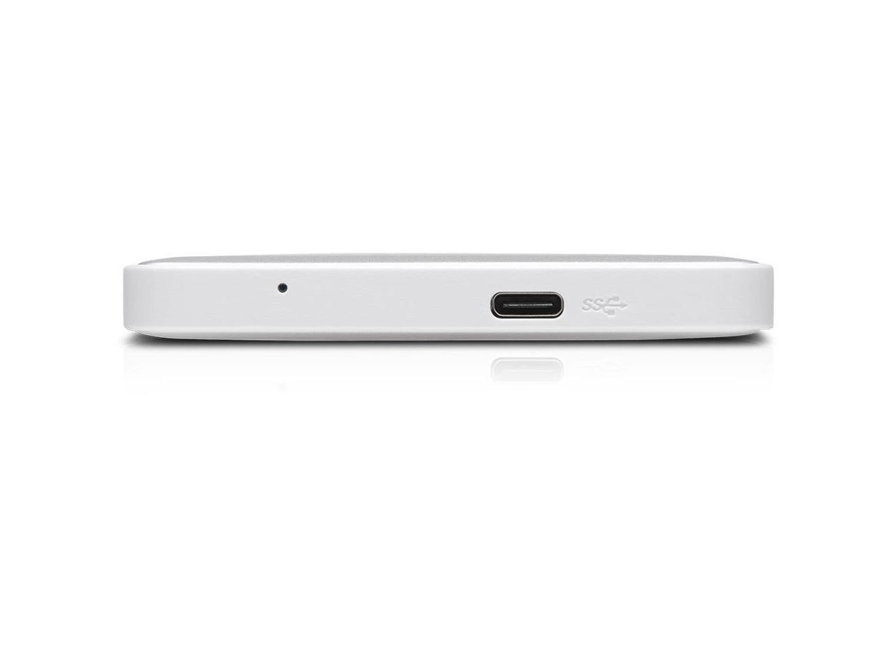 Thermal Grizzly 2TB G-DRIVE mobile USB-C Portable External Hard Drive, USB 3.1 Gen 1, Silver (0G10339)