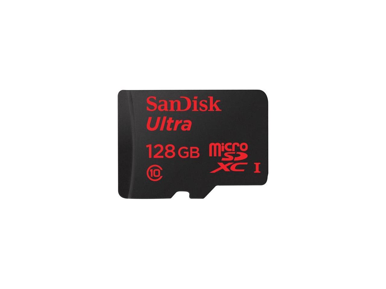 SanDisk Ultra 128GB Secure Digital Extended Capacity (SDXC) Memory (Flash Memory) Model SDSDUNC-128G-AN6IN