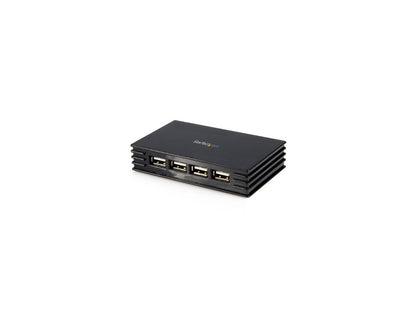 StarTech.com ST4202USB 4 Port Compact Black USB 2.0 Hub - 4-Port USB Hub - Portable USB 2.0 Hub - Includes Optional Power Adapter