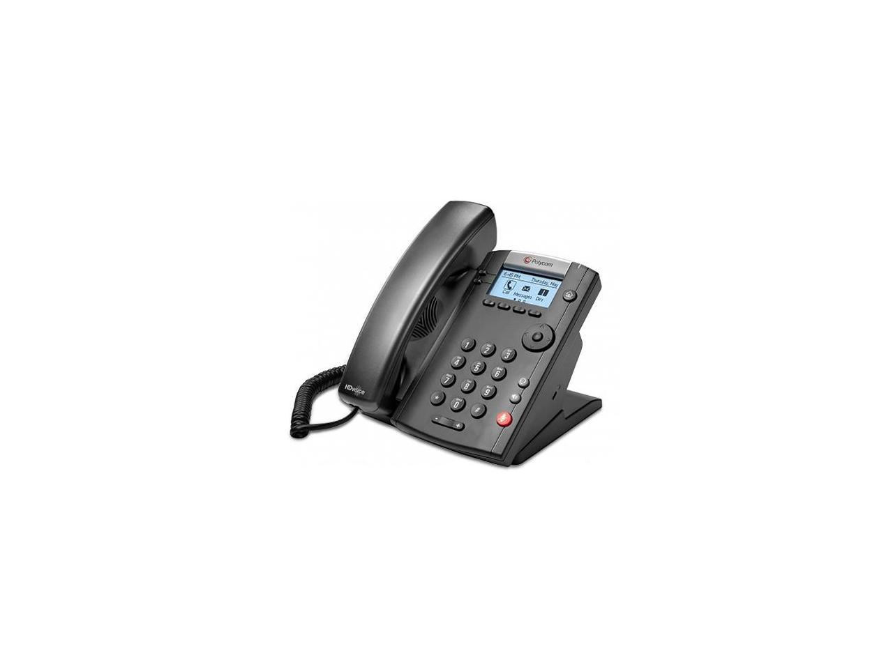 Polycom VVX 201 (2200-40450-025) 2-line Desktop Phone PoE