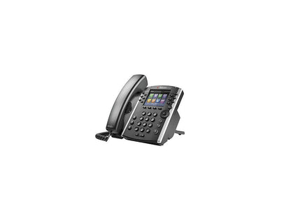 Polycom VVX 411 Corded Voice Over IP Phone w/ 12-line Operation (2200-48450-025)