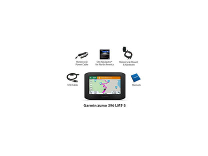 Garmin ZUMO396LMTS zūmo 396 LMTS 4.3 inch GPS for Motorcycles