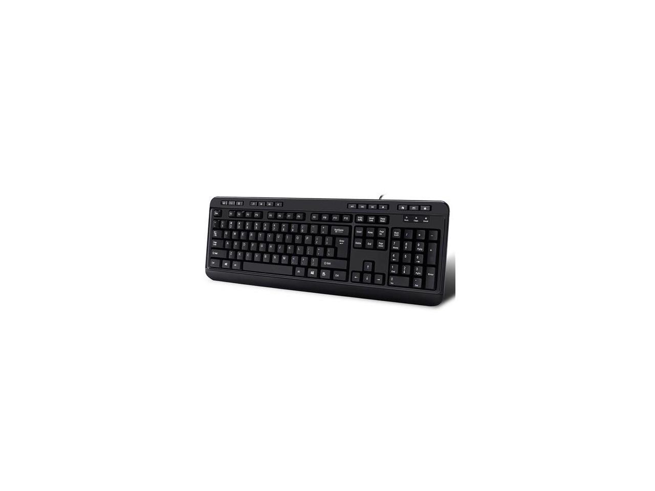 ADESSO AKB-132HB ADESSO DESKTOP MULTIMEDIA USB KEYBOARD WITH BUILTIN 3 PORTS USB HUB CONVENIENT