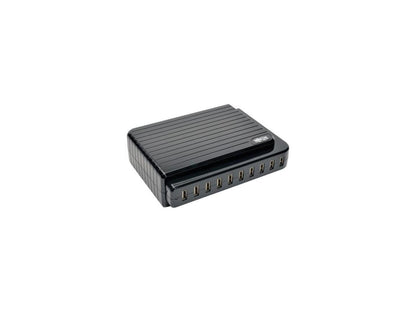 Tripp Lite 10-Port USB Charging Station, 5V 21A / 105W USB Charger Output (U280-010)