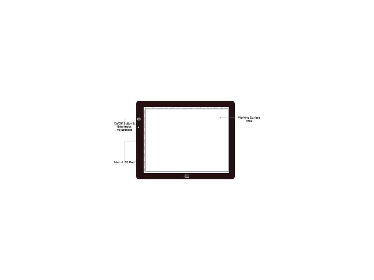 Adesso Cyberpad P1- 12" X 9" Led Light Tracing Pad