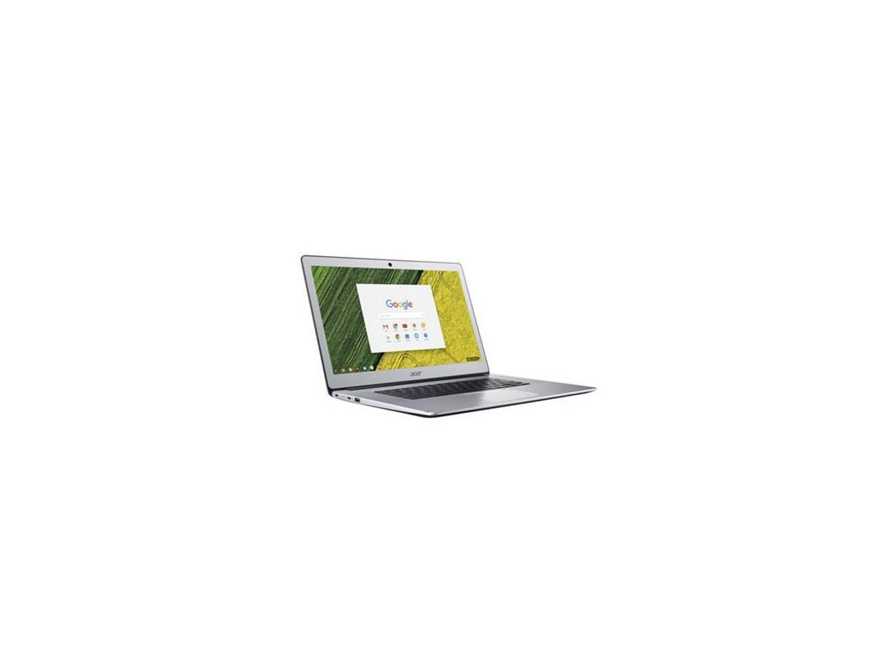 Acer CB515-1H-C3MD 15.6" LCD Chromebook - Intel Celeron N3350 Dual-core (2 Core) 1.10 GHz - 4 GB LPDDR4 - 32 GB Flash Memory - Chrome OS - 1920 x 1080 - In-plane Switching (IPS) Technology, ComfyView - Pure Silver