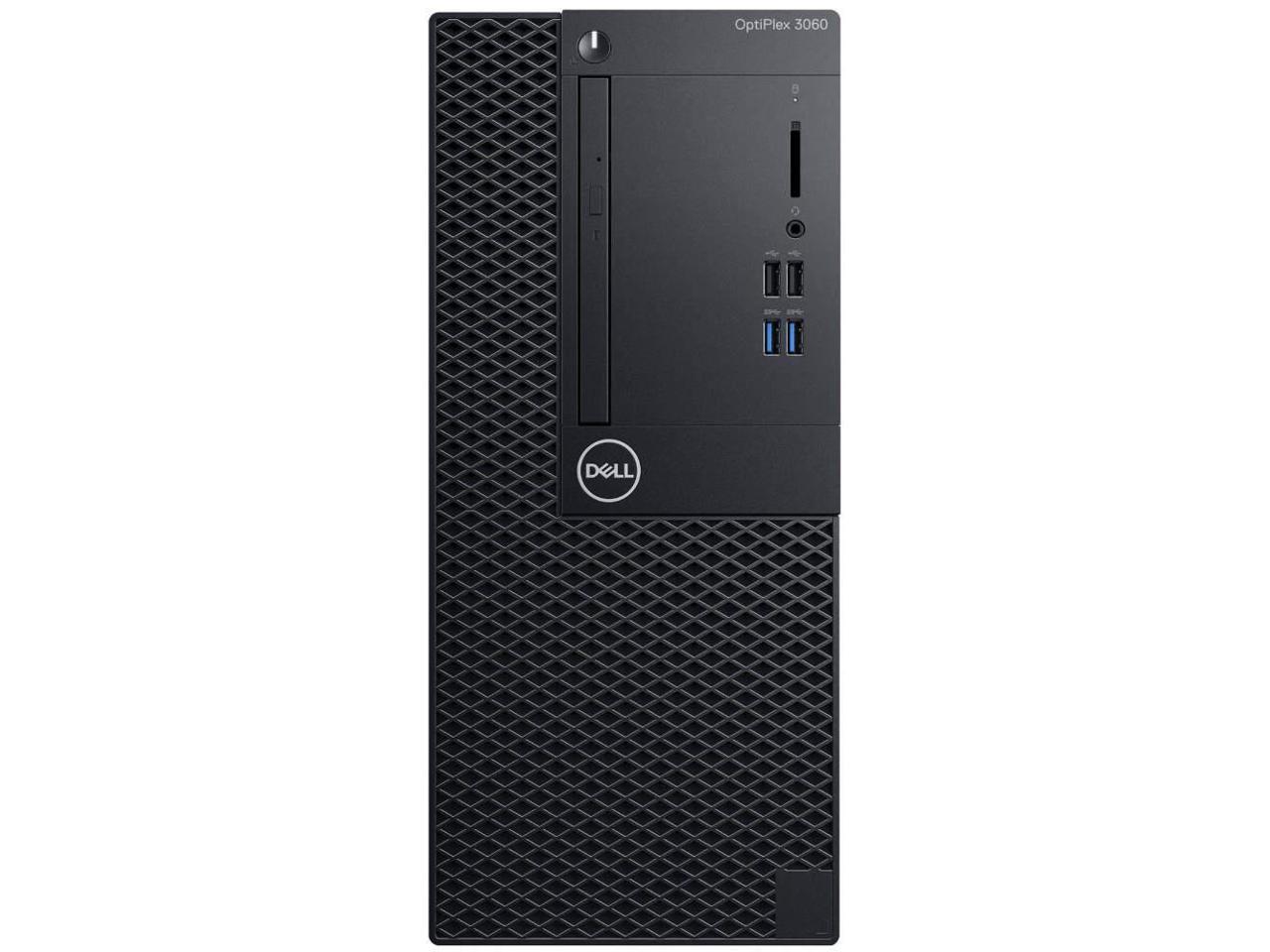 Dell OptiPlex 3000 3060 Desktop Computer - Intel Core i5 (8th Gen) i5-8500 3 GHz - 8 GB DDR4 SDRAM - 1 TB HDD - Windows 10 Pro 64-bit (English/French/Spanish) - Mini-tower