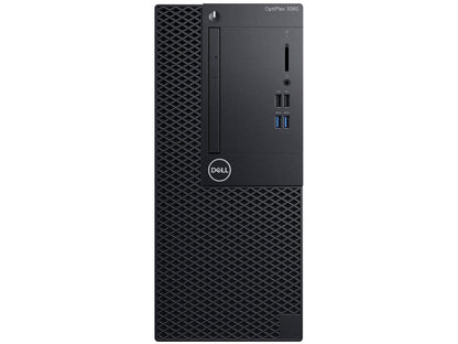 Dell OptiPlex 3000 3060 Desktop Computer - Intel Core i5 (8th Gen) i5-8500 3 GHz - 8 GB DDR4 SDRAM - 1 TB HDD - Windows 10 Pro 64-bit (English/French/Spanish) - Mini-tower