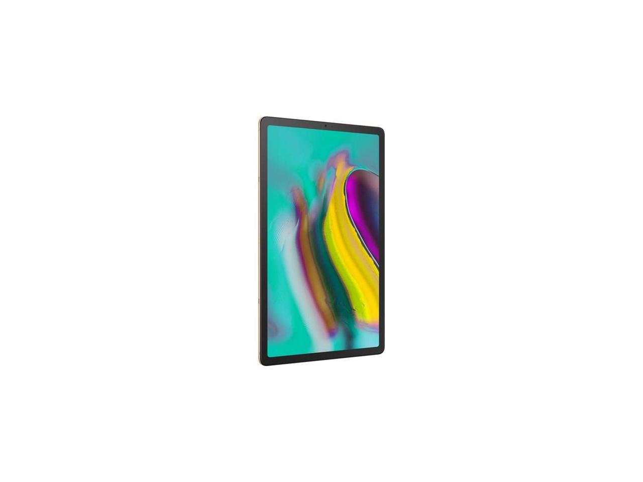 Samsung Galaxy Tab S5e SM-T720NZDLXAR Tablet - Qualcomm SDM 670 1.7 GHz - 4 GB Memory - 128 GB Hard Drive - Android 9.0 Pie - Gold