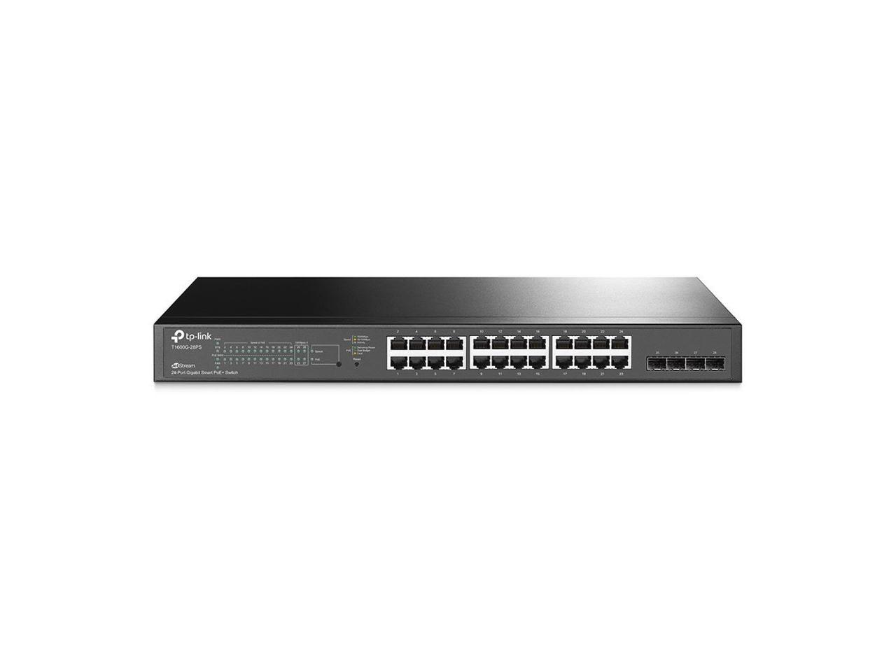 TP-LINK T1600G-28PS 24Port Gigabit Smart PoE Switc
