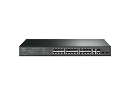 TP-LINK T1500-28PCT (TL-SL2428P) 24-Port 10/100Mbps + 4-Port Gigabit Smart PoE+ Switch