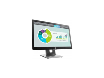 HP EliteDisplay E202 20" HD+ 1600 x 900 HDMI DisplayPort VGA USB 2.0 Hub Anti-Glare LED Backlit IPS Monitor