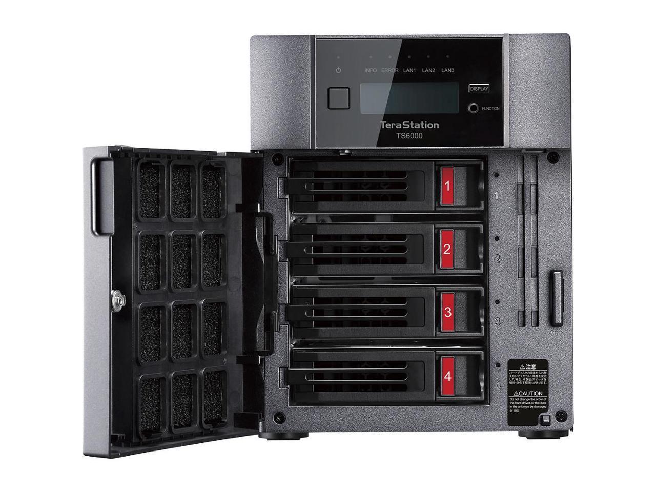 Buffalo TeraStation TS6400DN 16TB Desktop NAS Hard Drives Included
