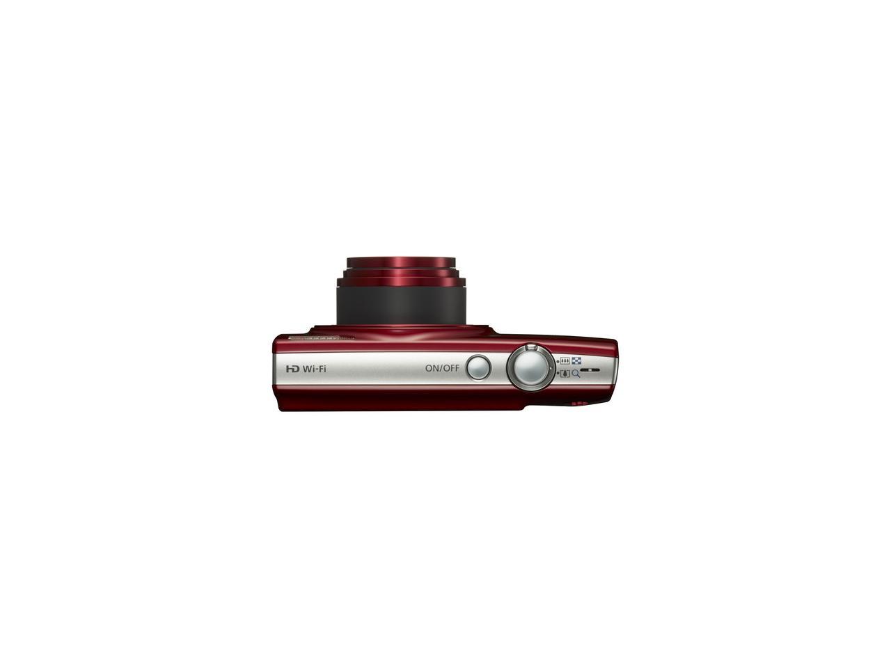 Canon PowerShot 190 IS 20 Megapixel Compact Camera - Red