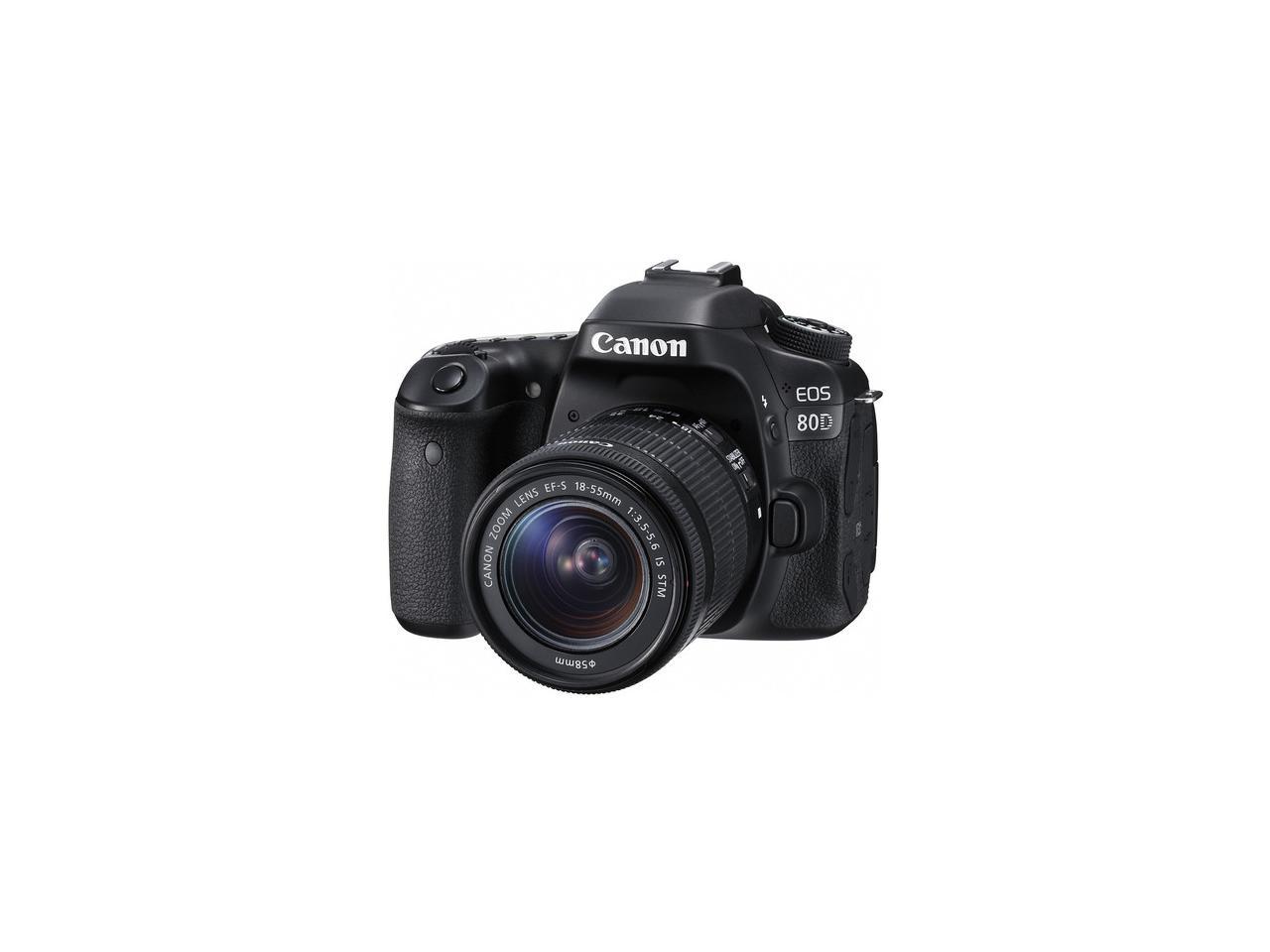Canon EOS 80D 24.2 Megapixel Digital SLR Camera with Lens - 18 mm - 55 mm