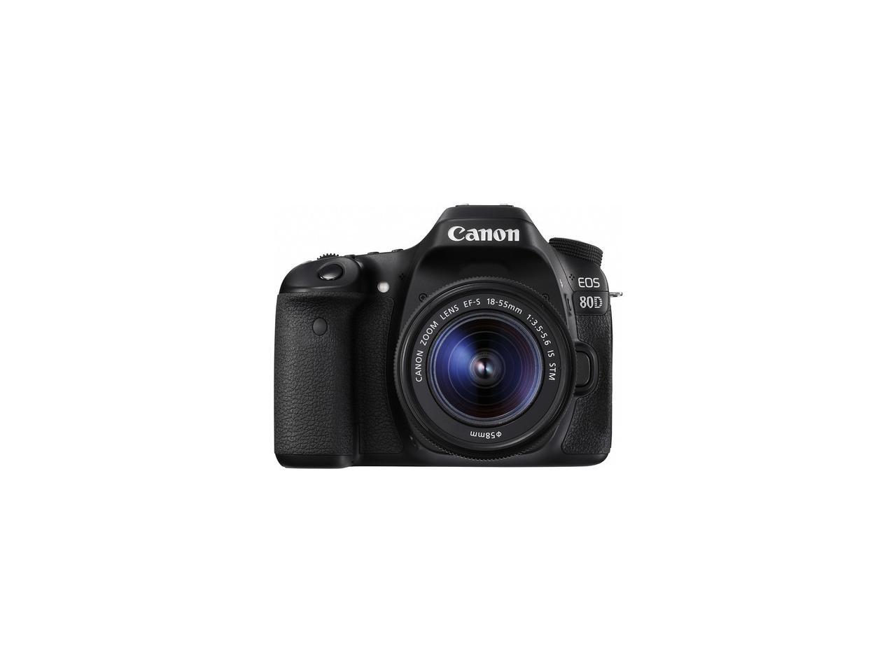Canon EOS 80D 24.2 Megapixel Digital SLR Camera with Lens - 18 mm - 55 mm
