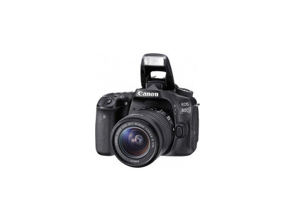 Canon EOS 80D 24.2 Megapixel Digital SLR Camera with Lens - 18 mm - 55 mm