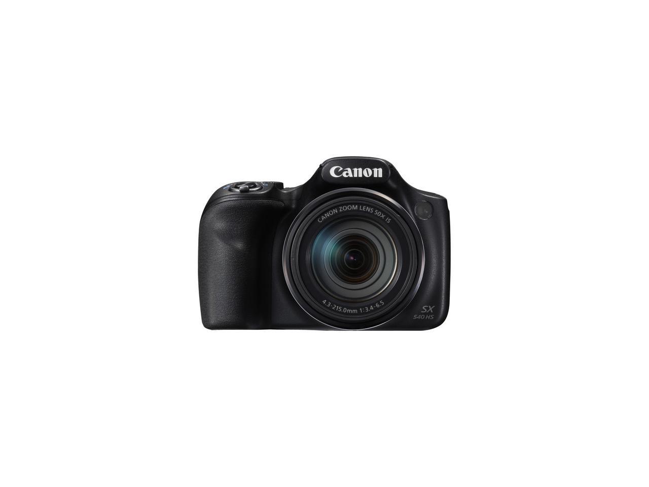 Canon PowerShot SX540 HS 20.3 Megapixel Compact Camera - Black