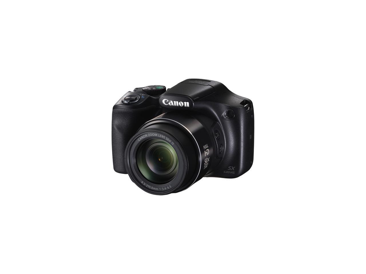 Canon PowerShot SX540 HS 20.3 Megapixel Compact Camera - Black