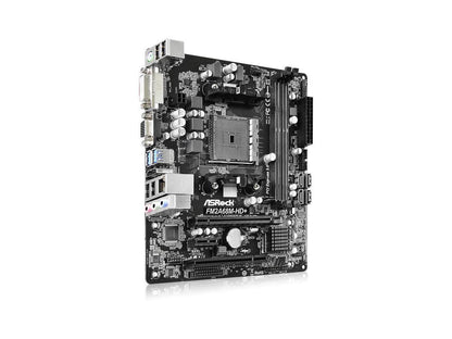 ASRock FM2A68M-HD AMD A68H DDR3-SDRAM MicroATX Motherboard