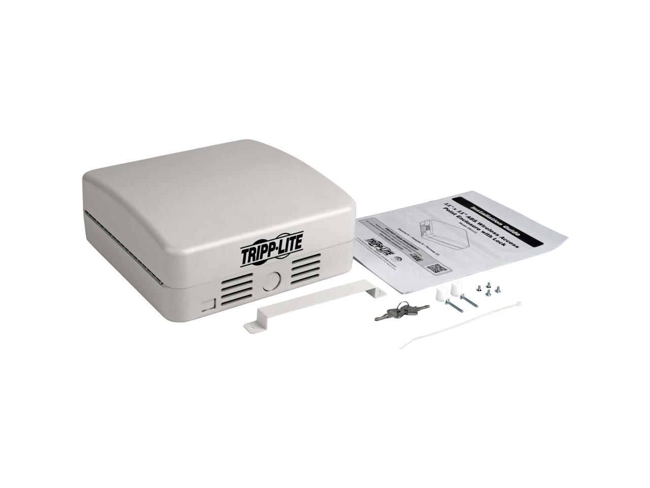 Tripp Lite EN1111 Mounting Box for Wireless Access Point, Router, Modem - White