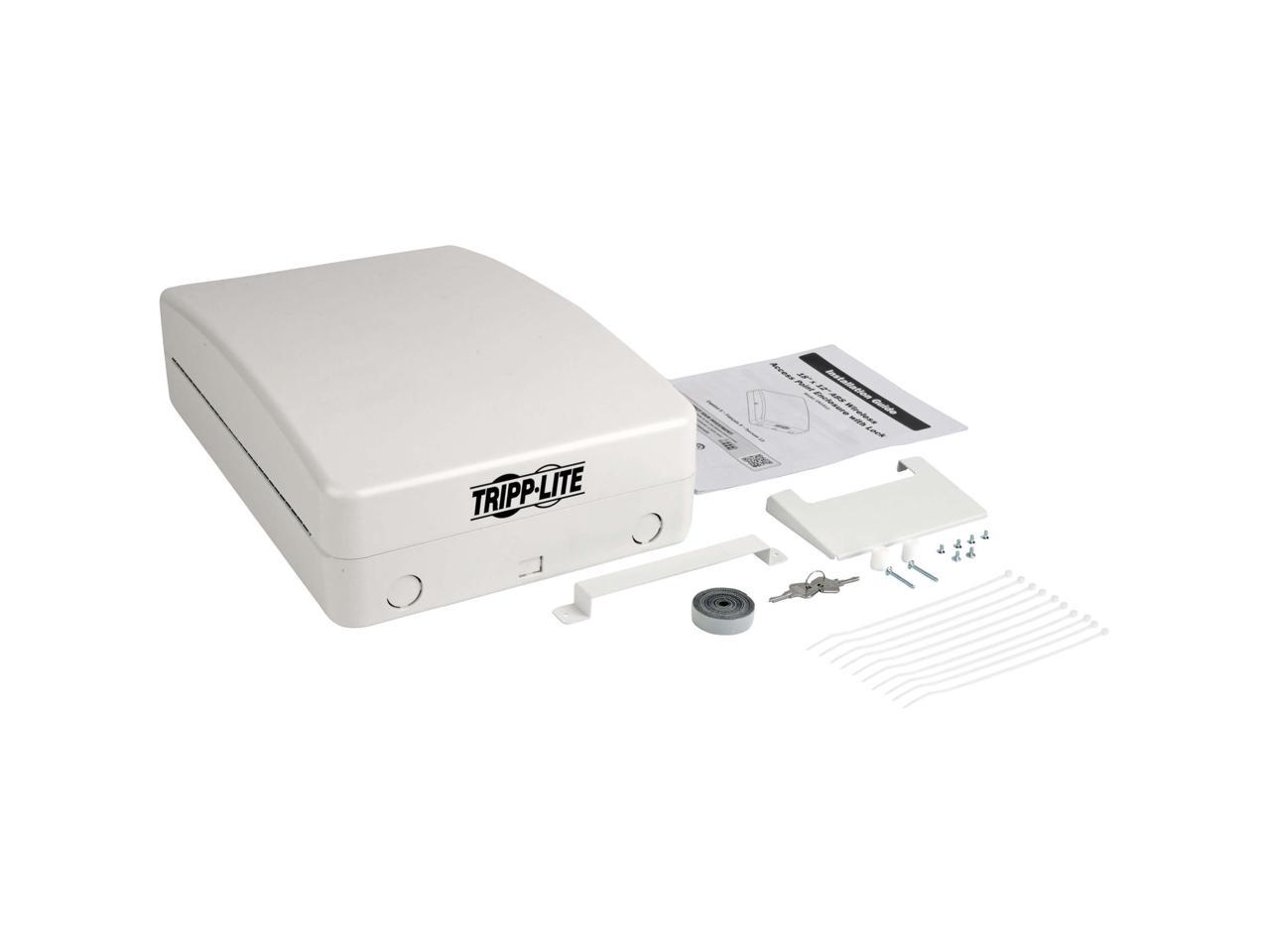 Tripp Lite EN1812 Mounting Box for Wireless Access Point, Router, Modem - White