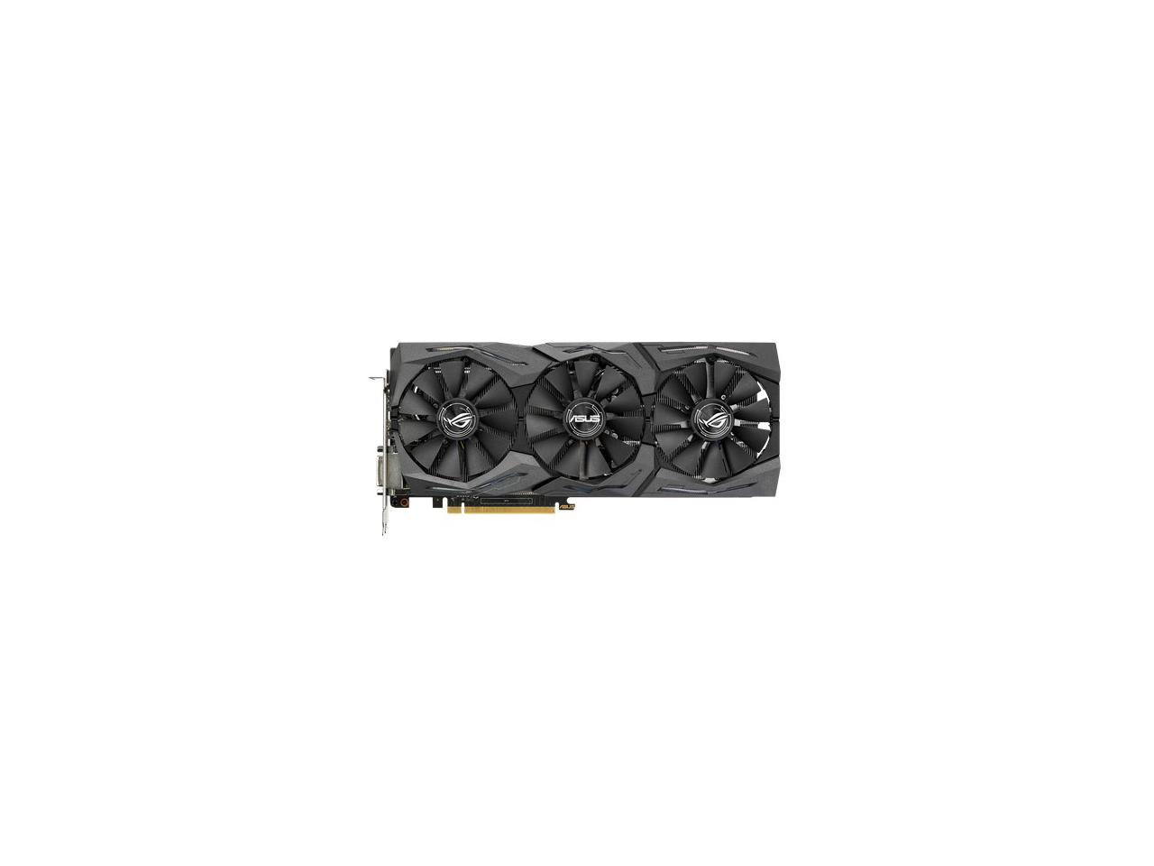 ASUS ROG Strix GeForce GTX 1060 Advanced edition 6GB GDDR5 with Aura Sync RGB Video Card (ROG-STRIX-GTX1060-A6G-GAMING)