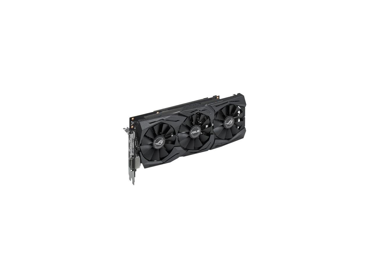 ASUS ROG Strix GeForce GTX 1060 Advanced edition 6GB GDDR5 with Aura Sync RGB Video Card (ROG-STRIX-GTX1060-A6G-GAMING)