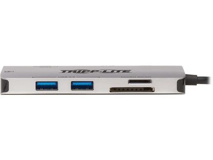 Tripp Lite USB C Docking Station 4k USB Hub HDMI SD/Micro SD Gbe Charging