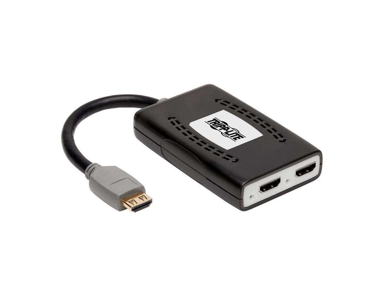 Tripp Lite 2Port HDMI Splitter HDMI 2.0 4K Multi-Resolution Support HDR HDCP 2.2