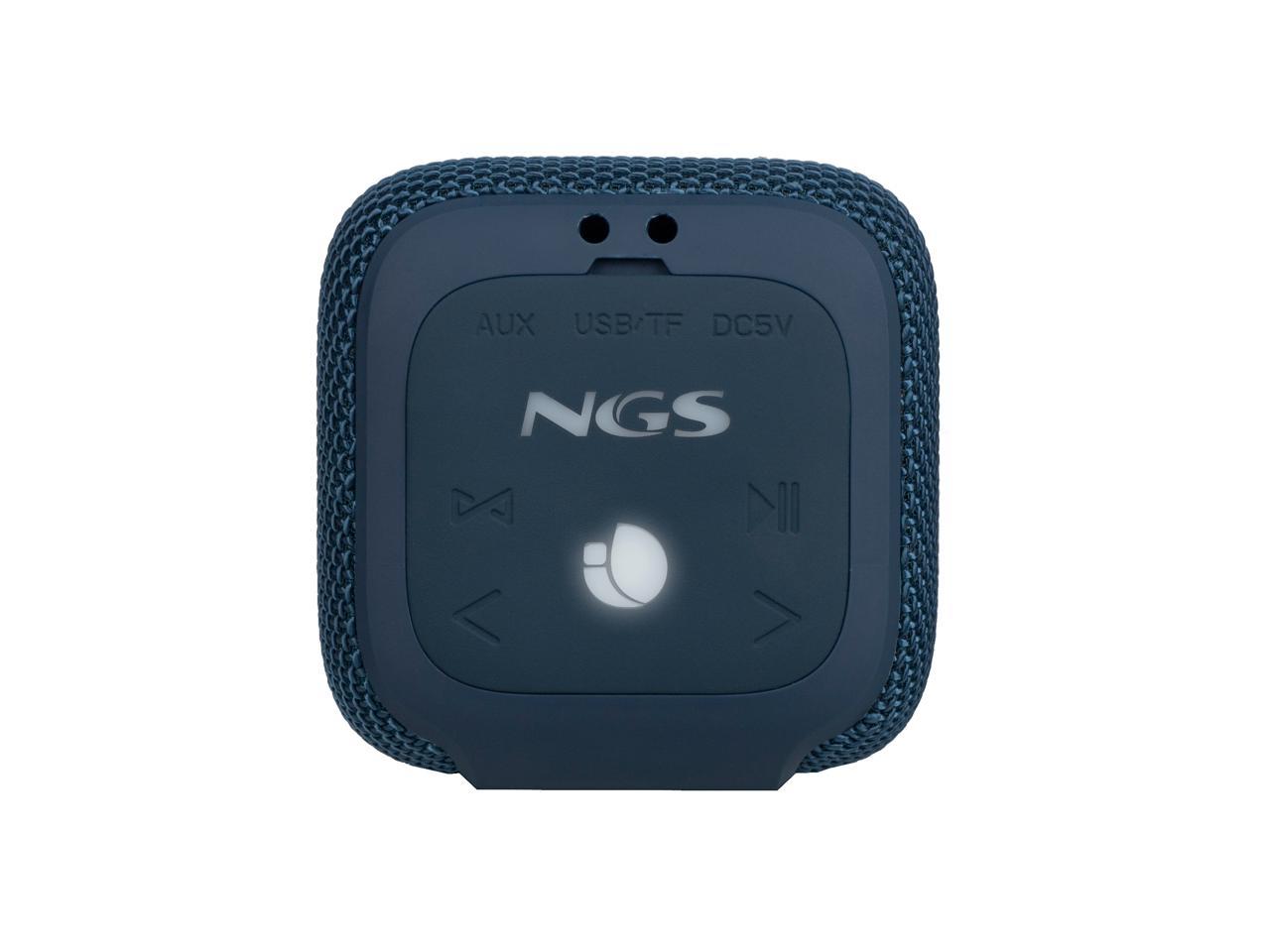NGS 10W Wireless BT Speaker, Roller Coaster - Blue