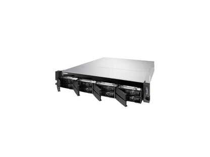 QNAP Intel Xeon E-2124 3.3GHz 8GB DDR4 6GbE 8SATA USB3.1 8-Bay 2U Rackmount NAS for Enterprise