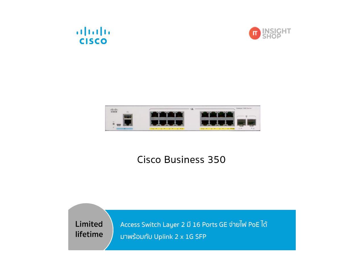 Cisco 250 CBS250-16T-2G Ethernet Switch CBS25016T2GNA